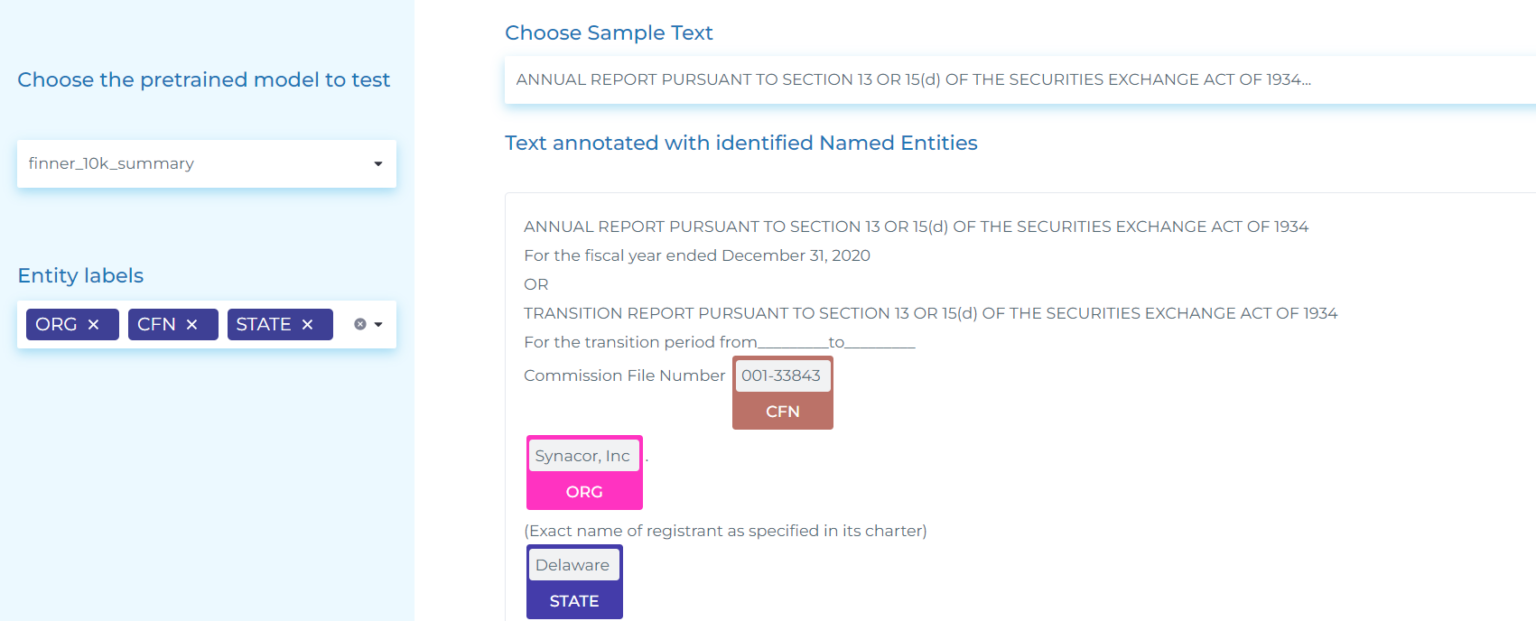 Named Entity Recognition In NLP: Examples & Algorithms | John Snow Labs