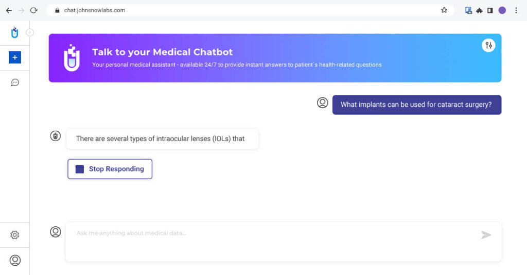 John Snow Labs' medical chatbot